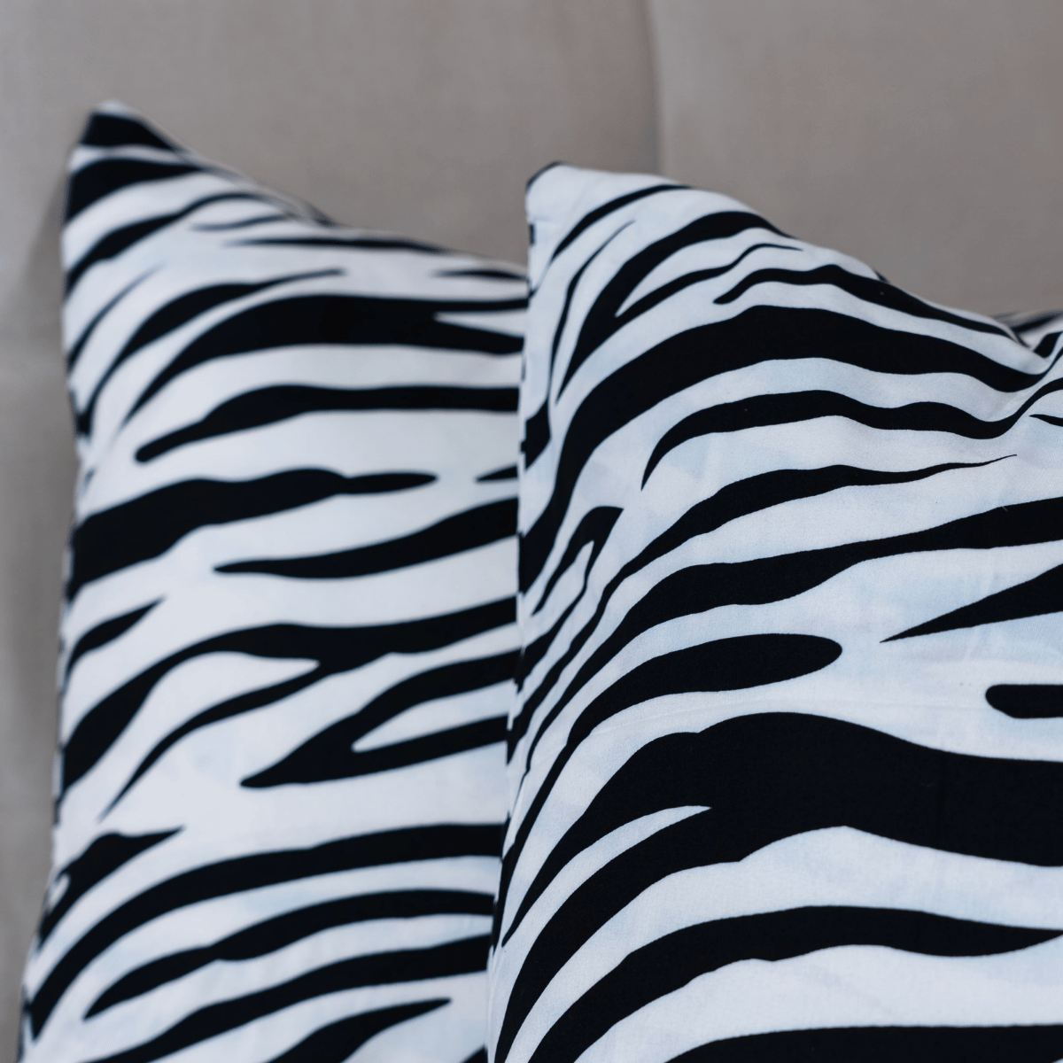 Zelesta Comfort Design Pillowcase Set Of 2 - Zebra Skin