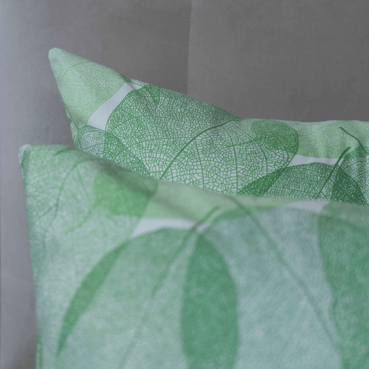 Zelesta Comfort Design Taies d'oreiller Lot de 2 - Feuille fraîche