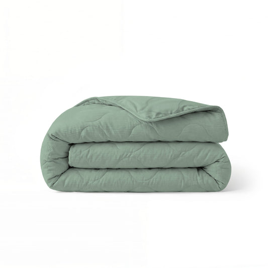 Zelesta Special Muslin Couette Été - Vert eucalyptus