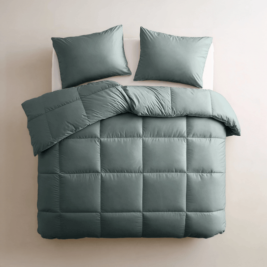 Zelesta Deluxe Uni Satin Cotton Couette - Vert