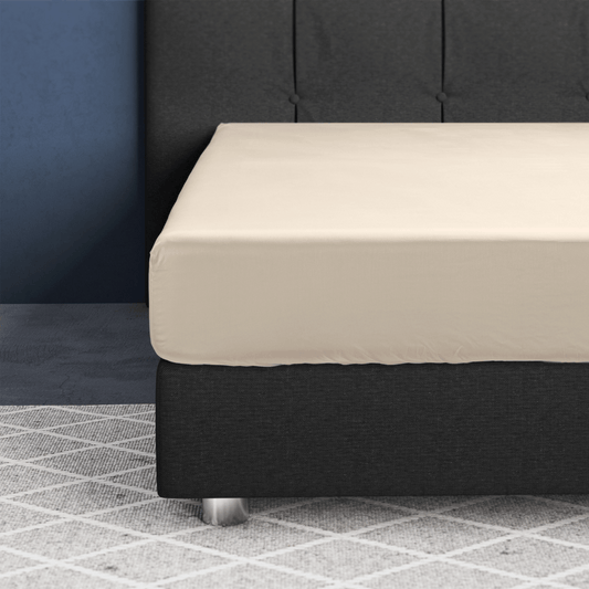 Zelesta Primaviera Satin Deluxe Fitted Sheet Sand image