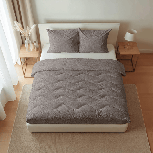 Couette en coton design Zelesta Pure - Animal marron