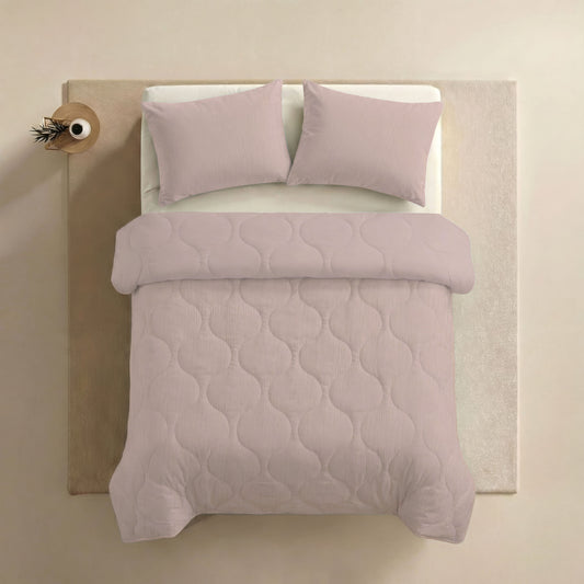 Zelesta Spécial Mousseline Taies d'Oreiller - Set de 2 - Rose Doux