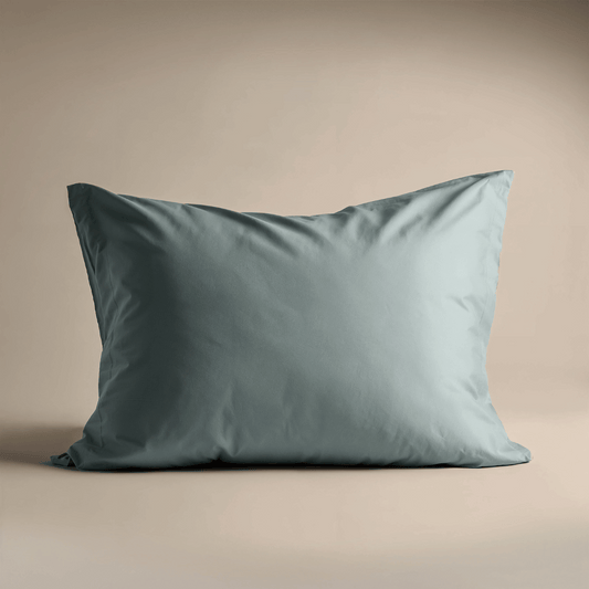 Zelesta Deluxe Uni Satin Cotton Taies d'oreiller Lot de 2 - Vert