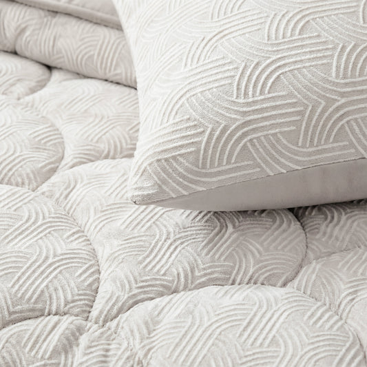 Zelesta Special Flannel Luxe Taies d'oreiller Lot de 2 - Crème