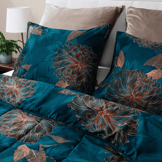 Zelesta Comfort Design Pillowcase Set Of 2 - Royal Flowers