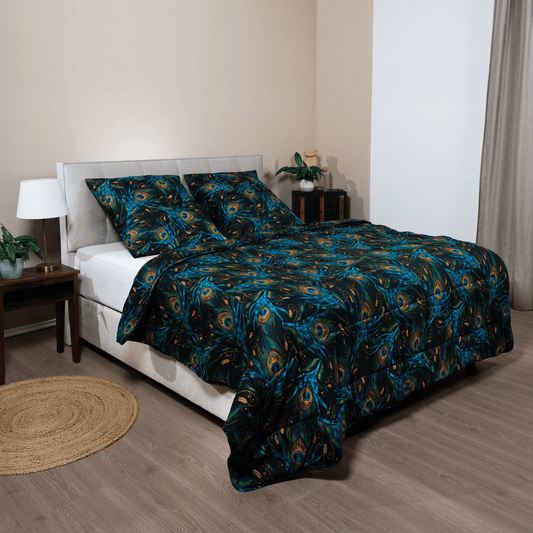 Zelesta Comfort Design 4-Season Duvet - Peacock Feathers image