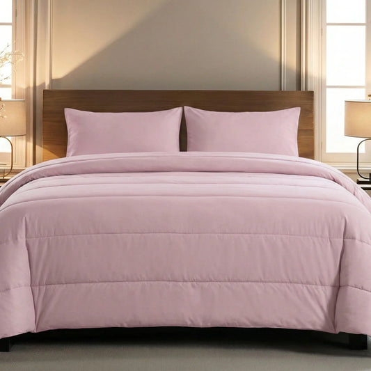 Zelesta Comfort Uni Couette Été - Rose poussiéreux