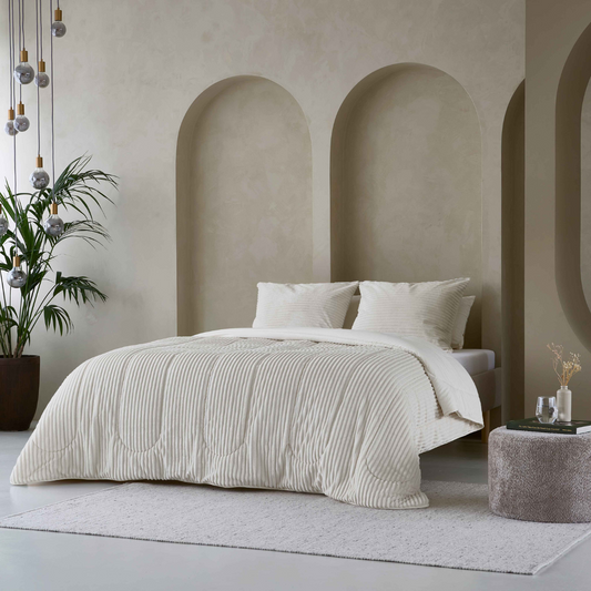 Zelesta Special Teddy Groove Couette - Blanc cassé