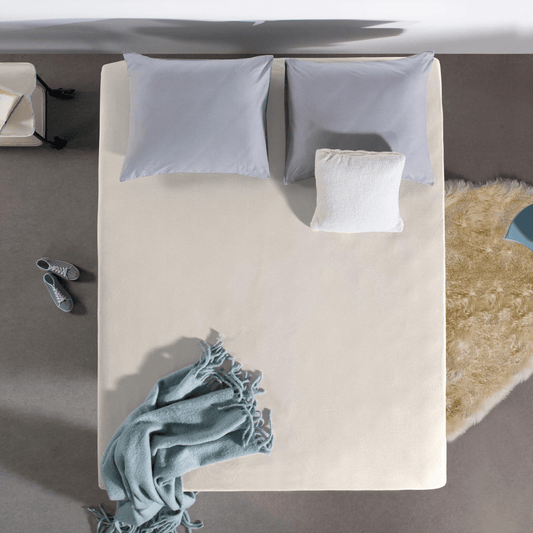 Zelesta Single Jersey Fitted Sheet Cream image
