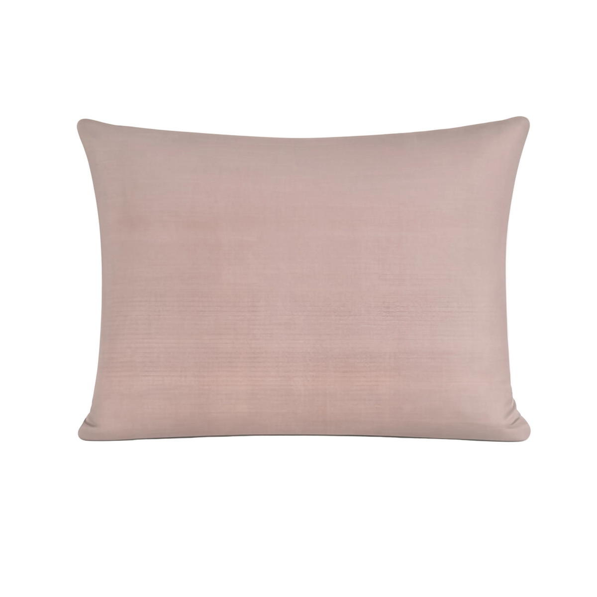 Taie d'Oreiller Zelesta Pure Uni Sans Coutures en Coton Lot de 2 - Rose Brumeux