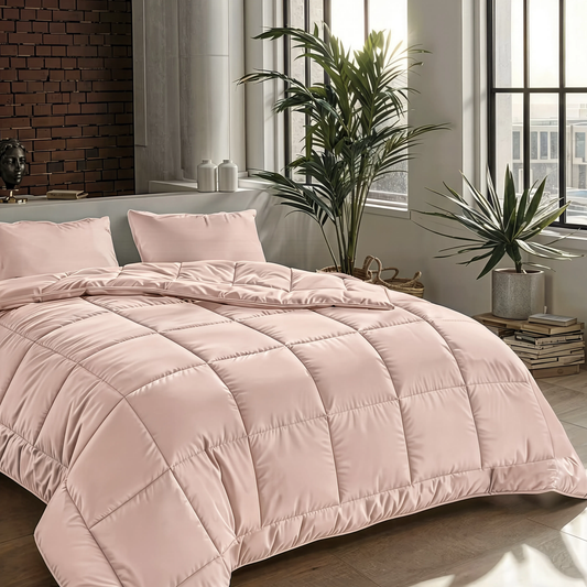 Zelesta Pure Uni 4-Season Cotton Duvet - Pink