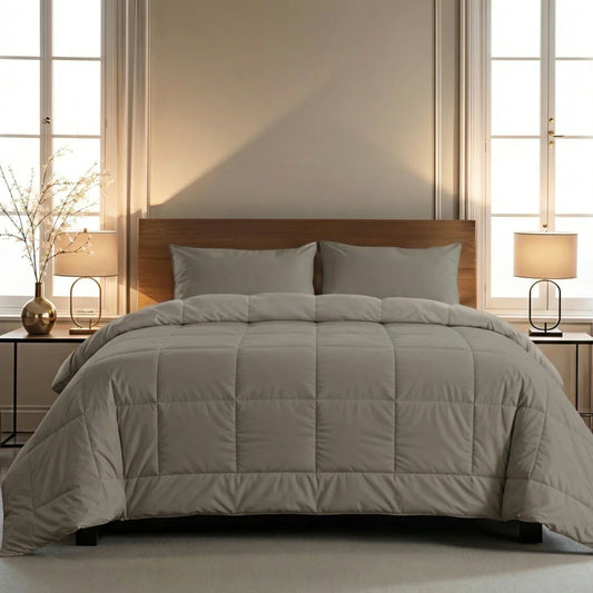 Zelesta Pure Uni Cotton Couette - Gris anthracite