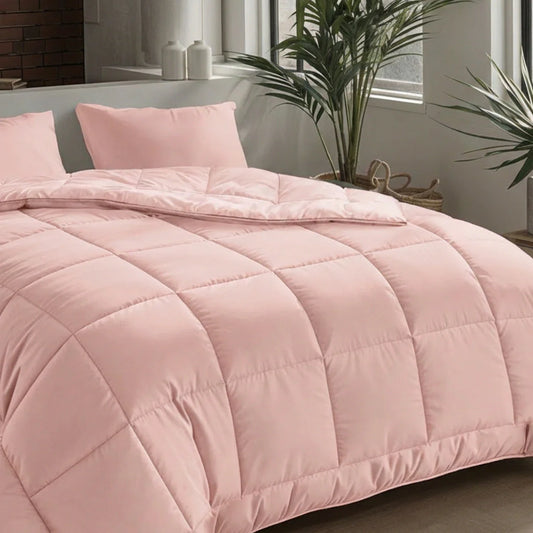 Zelesta Pure Uni Cotton Couette Été - Rose doux