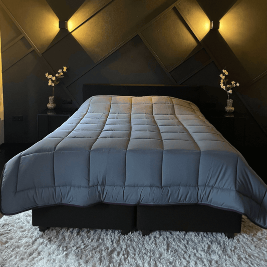 Zelesta Everyday Duo Couette d'été - Violet & Anthracite
