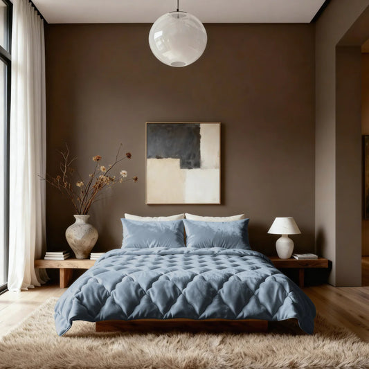 Zelesta Special Flannel Uni Couette - Bleu