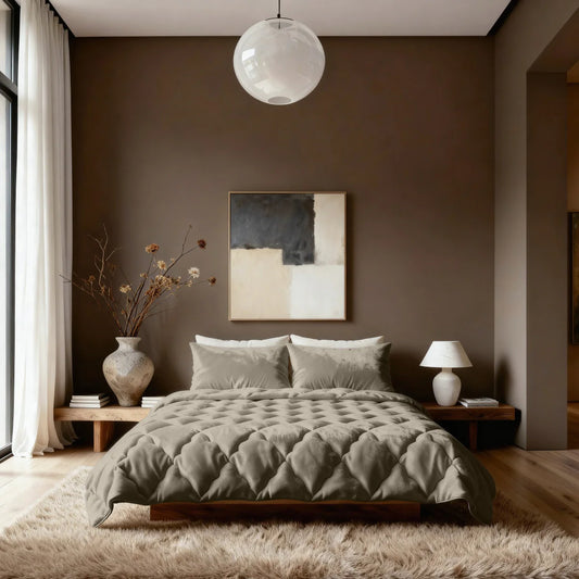 Zelesta Special Flannel Uni Couette - Taupe
