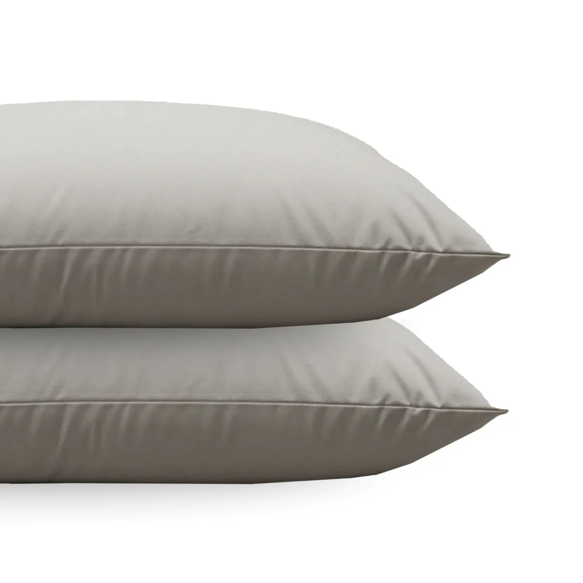 Ensemble de 2 taies d'oreiller Zelesta Comfort Uni Diamond - Beige Sable