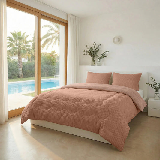 Zelesta Special Cooling Serene Couette Été - Rose terracotta