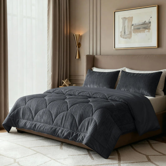 Zelesta Special Velvet Chic Couette - Anthracite