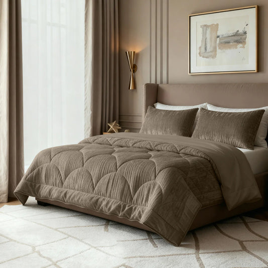 Zelesta Special Velvet Chic Couette - Taupe