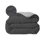Zelesta Comfort Duo Couette 4 Saisons - Noir & Gris