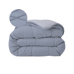 Zelesta Comfort Duo Couette 4 Saisons - Bleu & Bleu Clair