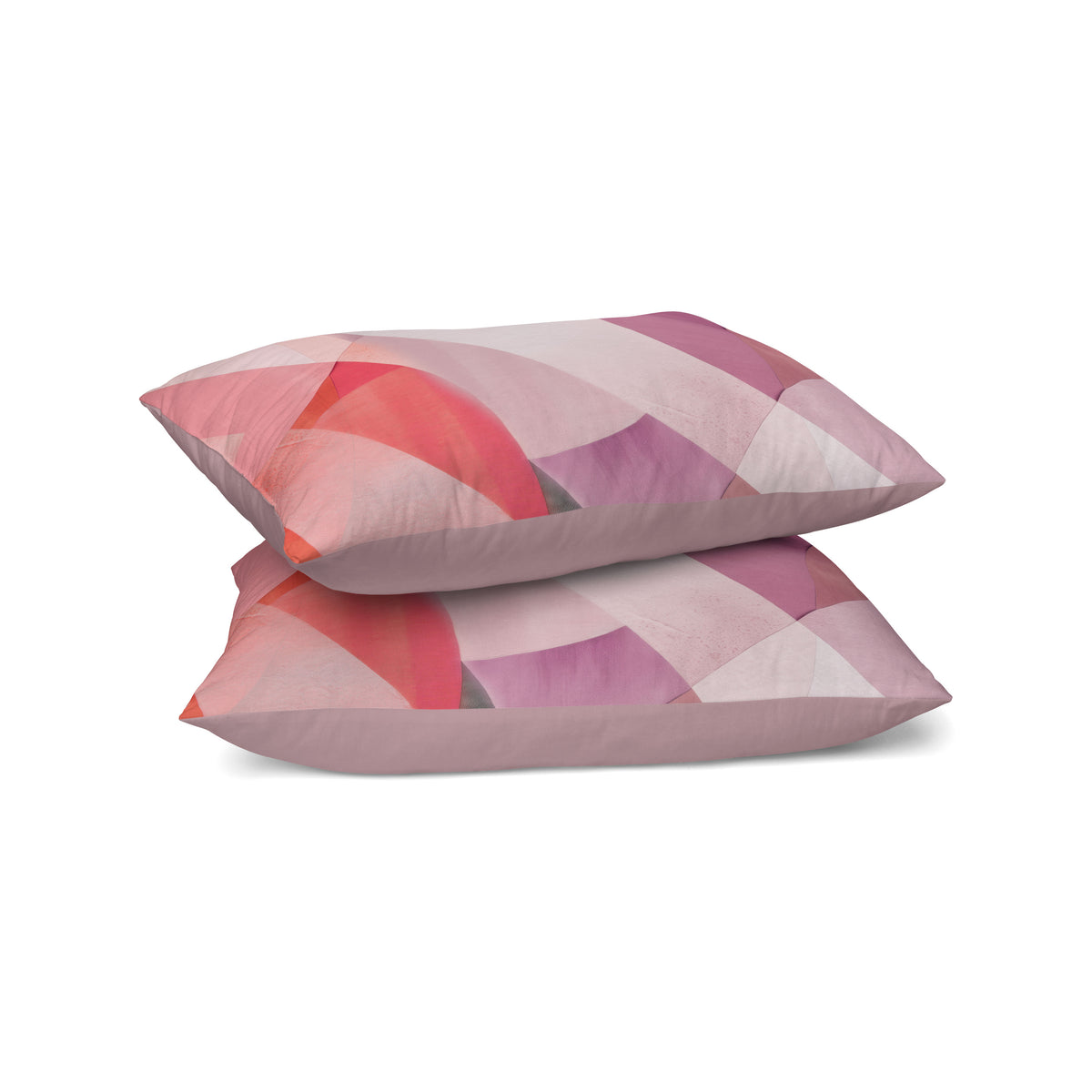 Taie d'Oreiller Zelesta Comfort Design Sans Coutures Lot de 2 - Colour Block Pink