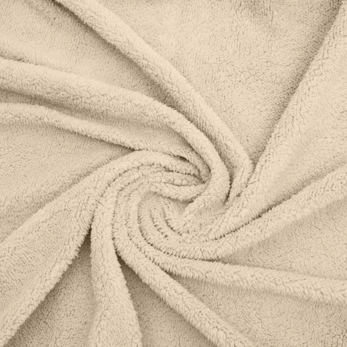 Zelesta Taie d'Oreiller Teddy Lot de 2 - Taupe