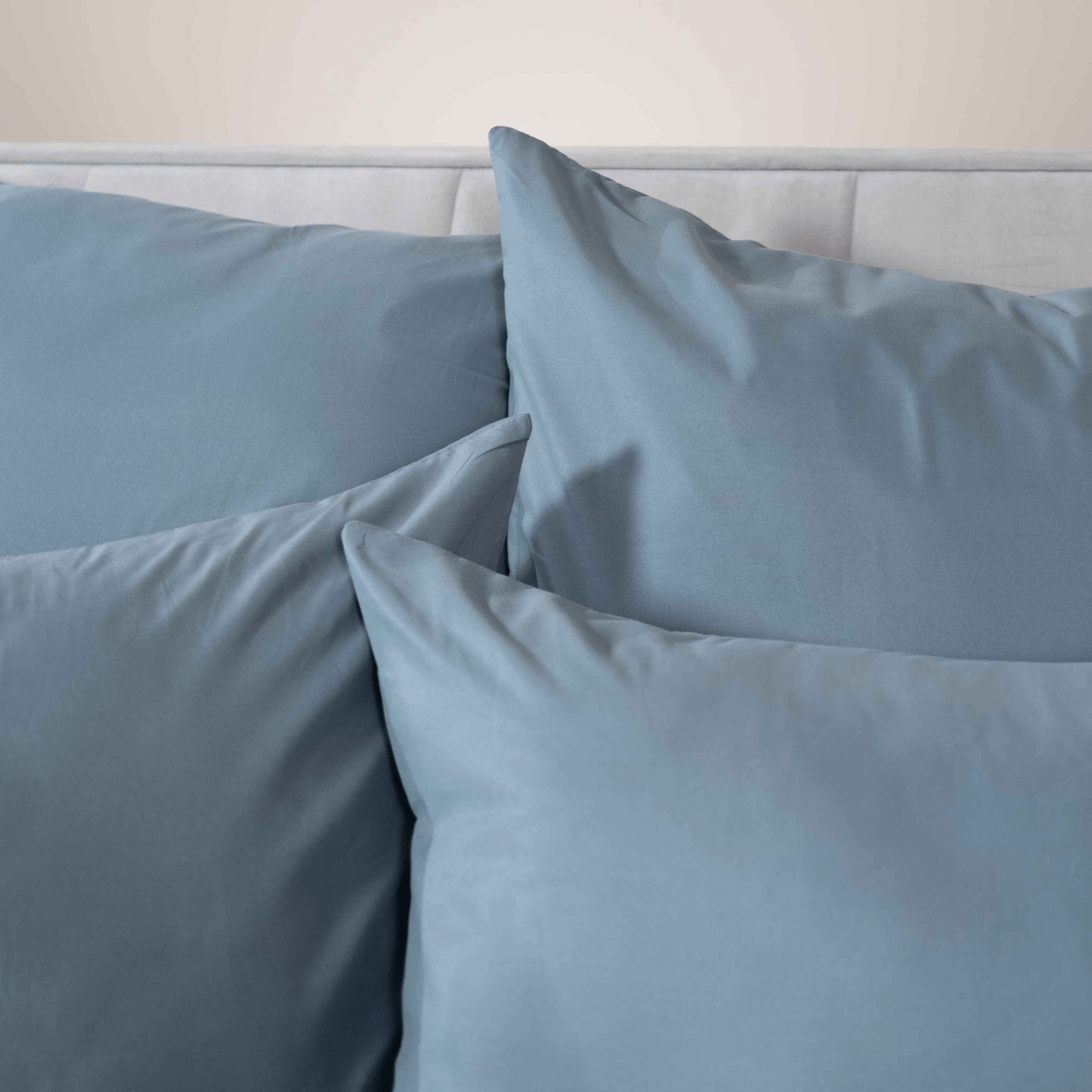Zelesta Comfort Unie Taie d'Oreiller Lot de 2 - Gris