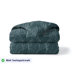 Zelesta Pure Design Cotton Duvet - White Leaves