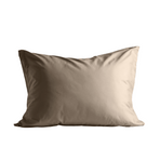 Zelesta Deluxe Uni Satin Cotton Pillowcase Set Of 2 - Walnut Brown