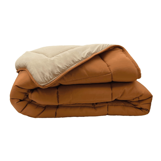 Zelesta Everyday Duo Couette - Marron Bronze & Lin