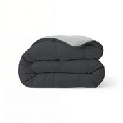 Couette Zelesta Comfort Duo - Noir Doux & Gris Argenté