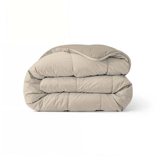 Zelesta Comfort Duo Duvet - Taupe & Champagne