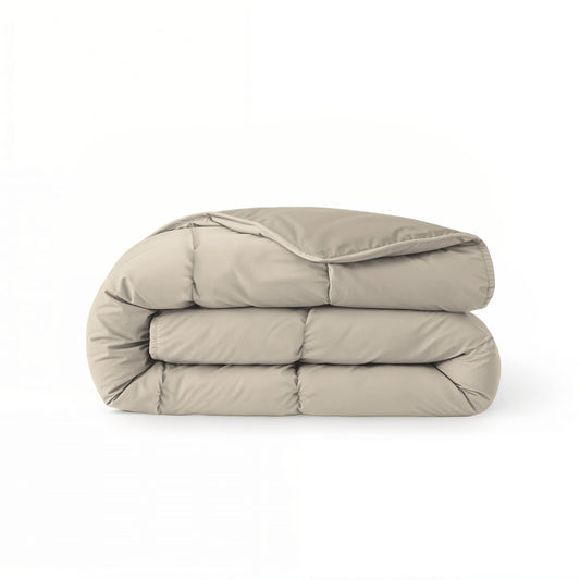 Zelesta Comfort Duo Summer Duvet - Taupe & Champagne