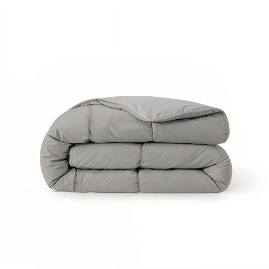 Couette d'été Zelesta Comfort Duo - Gris et Gris doux