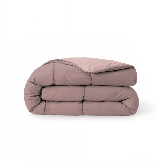 Couette d'été Zelesta Comfort Duo - Rose Poussiéreux et Rose Clair