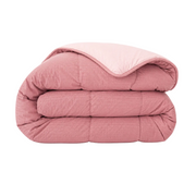 Zelesta Comfort Structure Seersucker Couette - Rose & Rose Clair