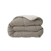 Zelesta Comfort Structure Seersucker Couette - Taupe & Beige