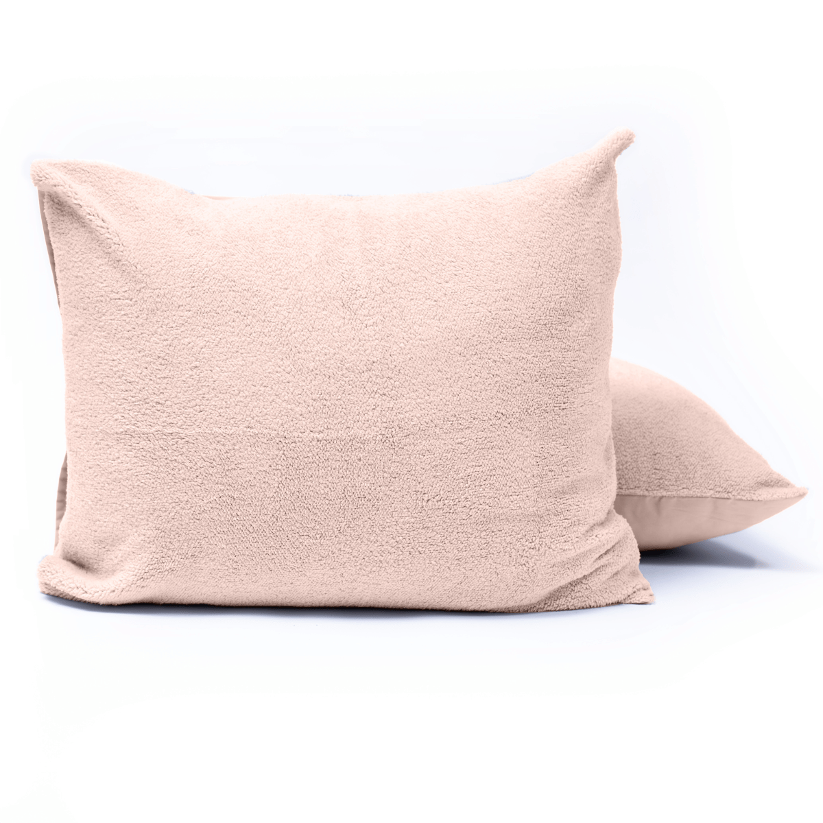 Zelesta Taie d'Oreiller Teddy Lot de 2 - Rose