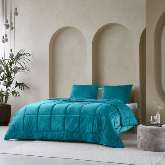 Zelesta Spécial Velvet Couette - Pétrole