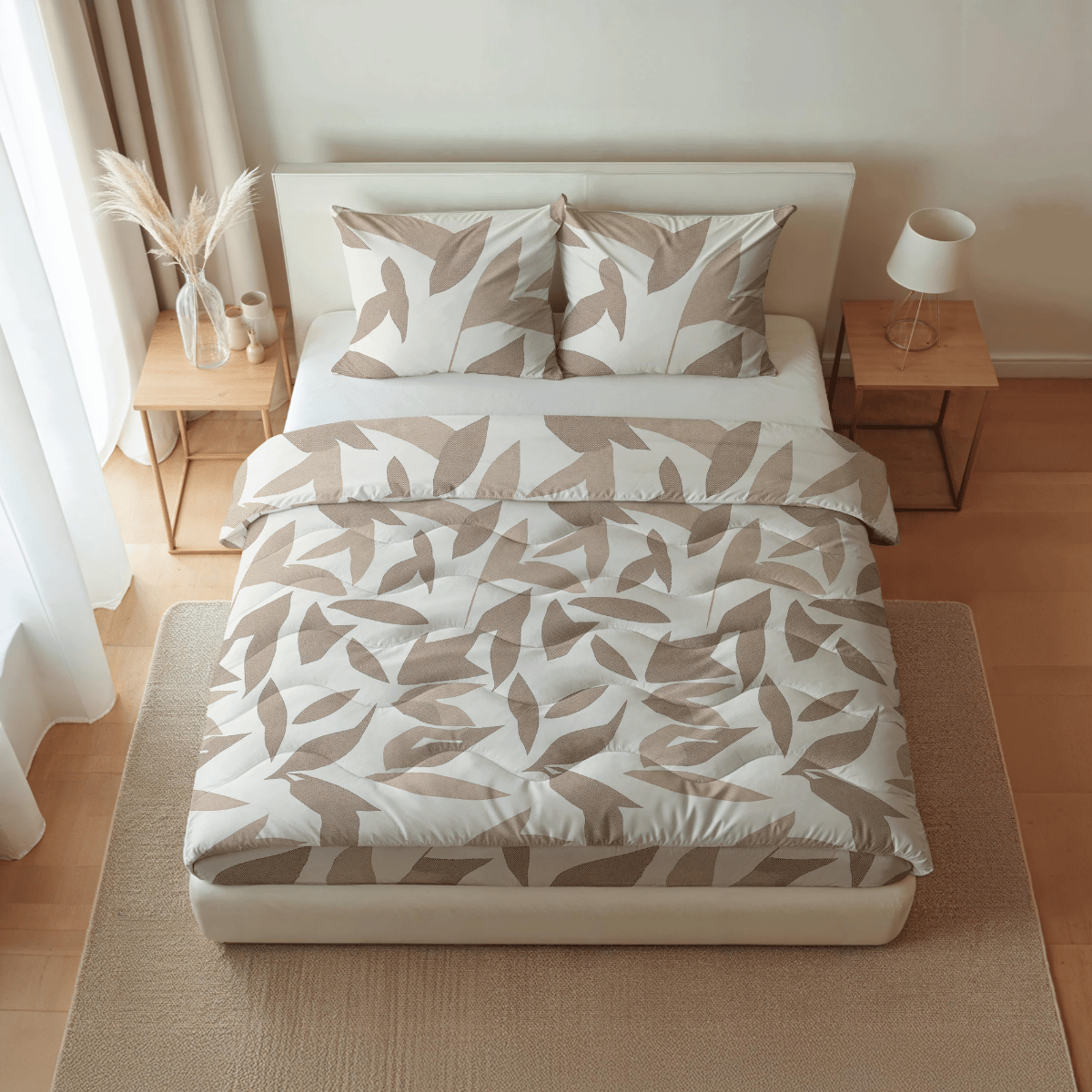 Couette en coton Zelesta Pure Design - Beige Automne