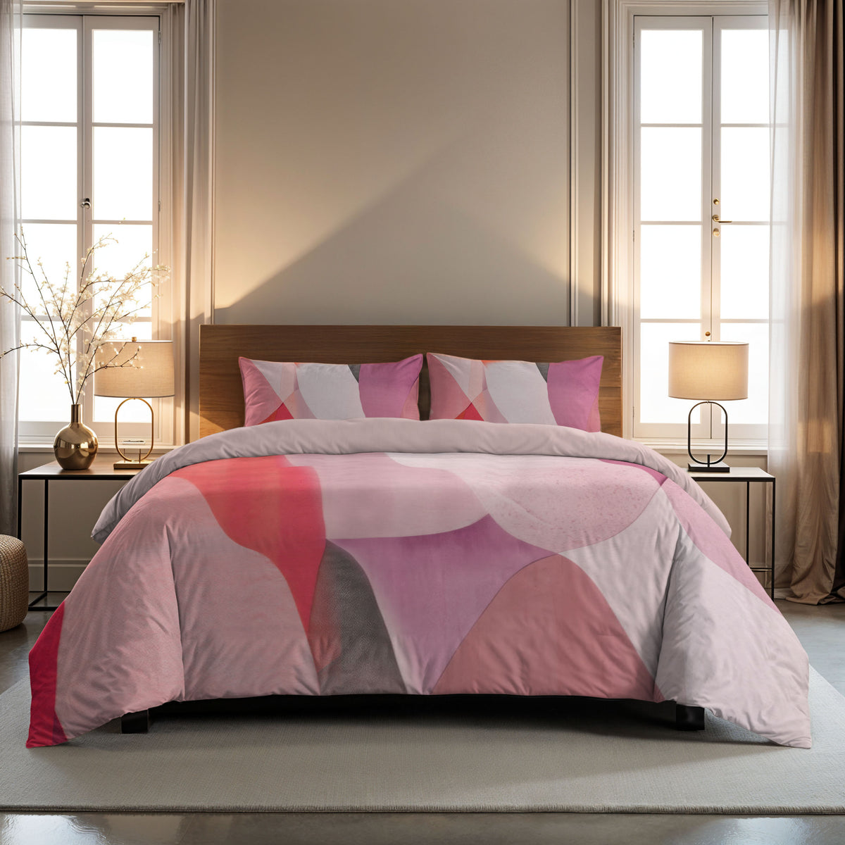 Couette Zelesta Comfort Design Sans Coutures - Colour Block Pink
