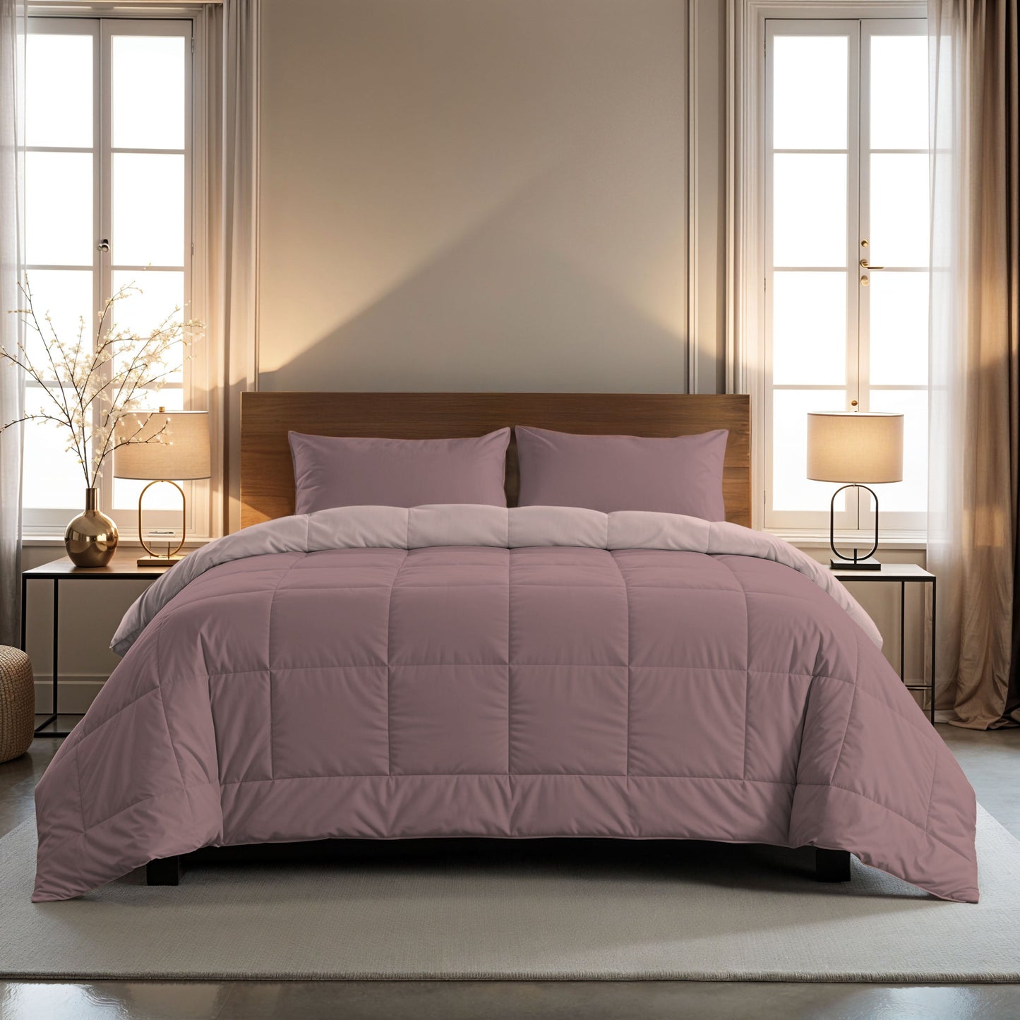 Zelesta Comfort Duo Pillowcase - Dusty Pink