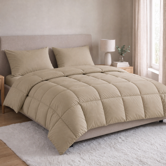 Zelesta Pure Uni Cotton Pillowcase Set Of 2 - Taupe Blush
