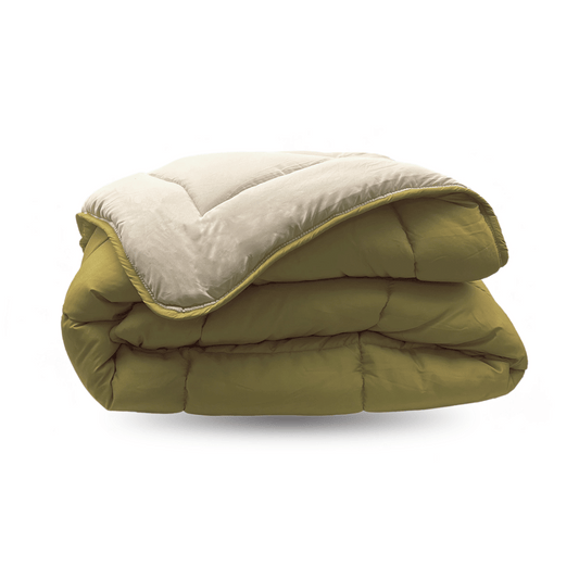 Zelesta Comfort Kids Duvet - Cream & Olive Green