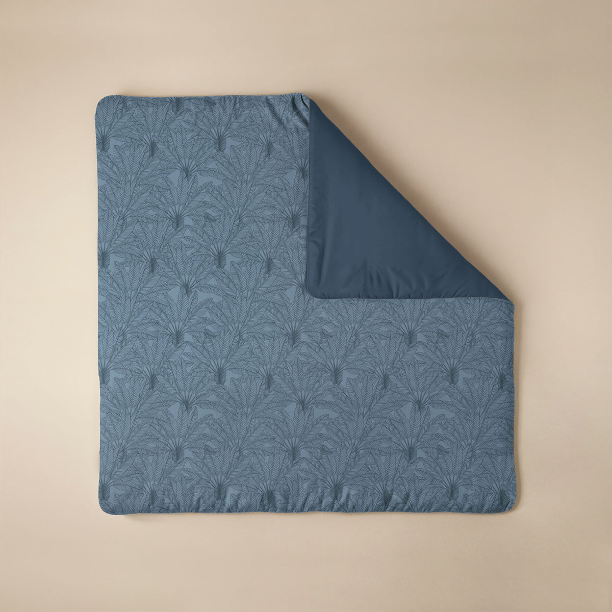 Couette Zelesta Comfort Design Sans Coutures - Botanical Line Art Blue