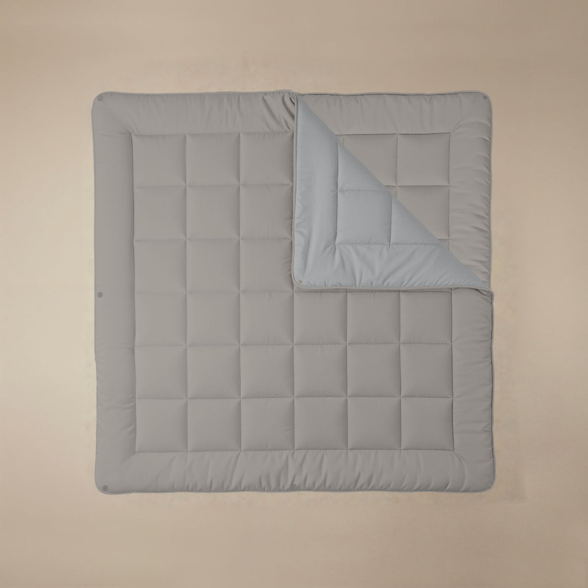 Zelesta Comfort Duo Couette 4 Saisons - Gris & Gris Doux