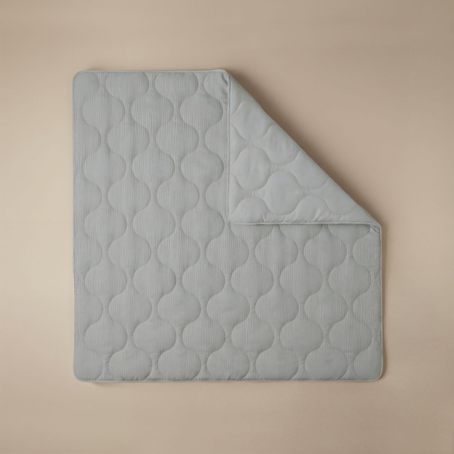 Couette d'été spéciale en mousseline Zelesta - Gris clair